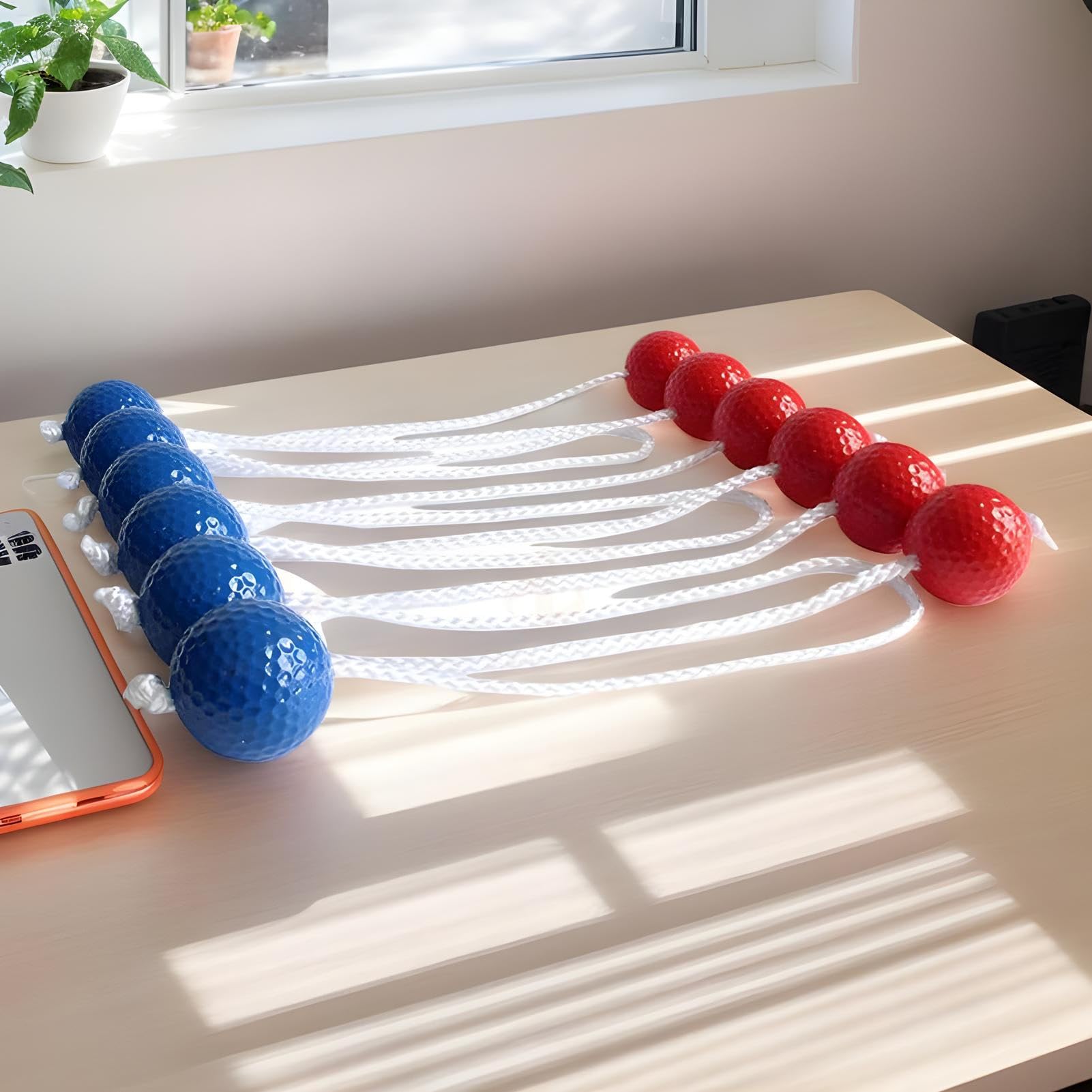 Generisch Ladder Golf Bälle - Set Mit 6 Trainingsbällen Für Leiter Golf - Interaktives Outdoor Spiel Für Familienzeit Garten Strandurlaub Freundeabend Aktivitäten