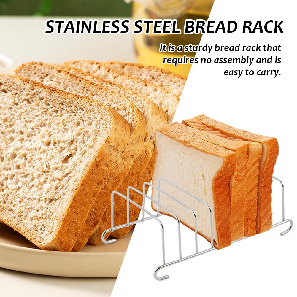 GeKLok Panera de acero inoxidable, accesorios de freidora de aire para panqueques, soporte rectangular para panqueques freidora de aire Pan Rejilla de refrigeración (plata, tamaño: 15.5x9cm)
