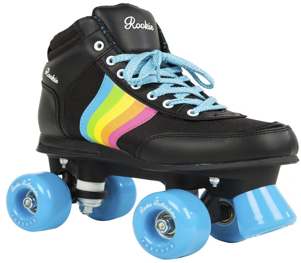 Rookie Forever Quad Rollerskates (Rainbow, 7 UK)