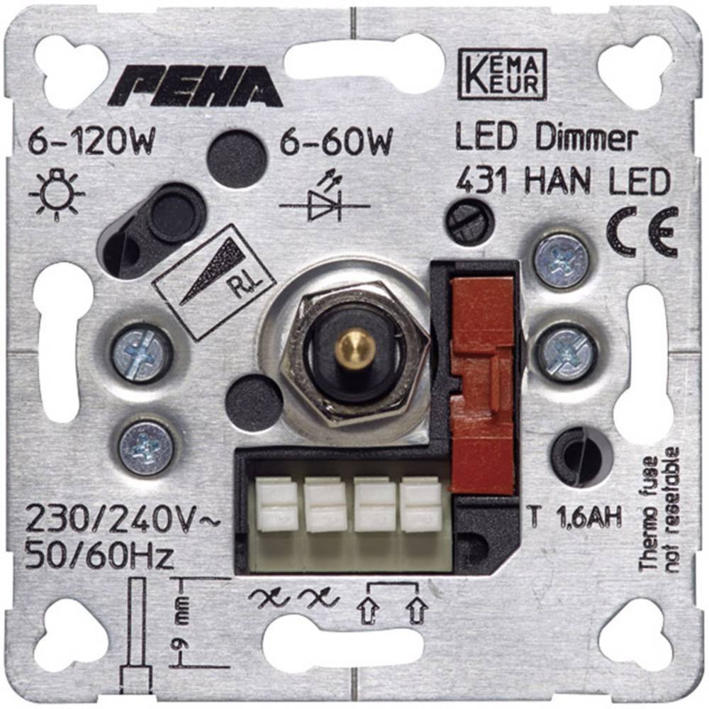 Peha Drehdimmer Unterputz D 431 HAN LED o.A.