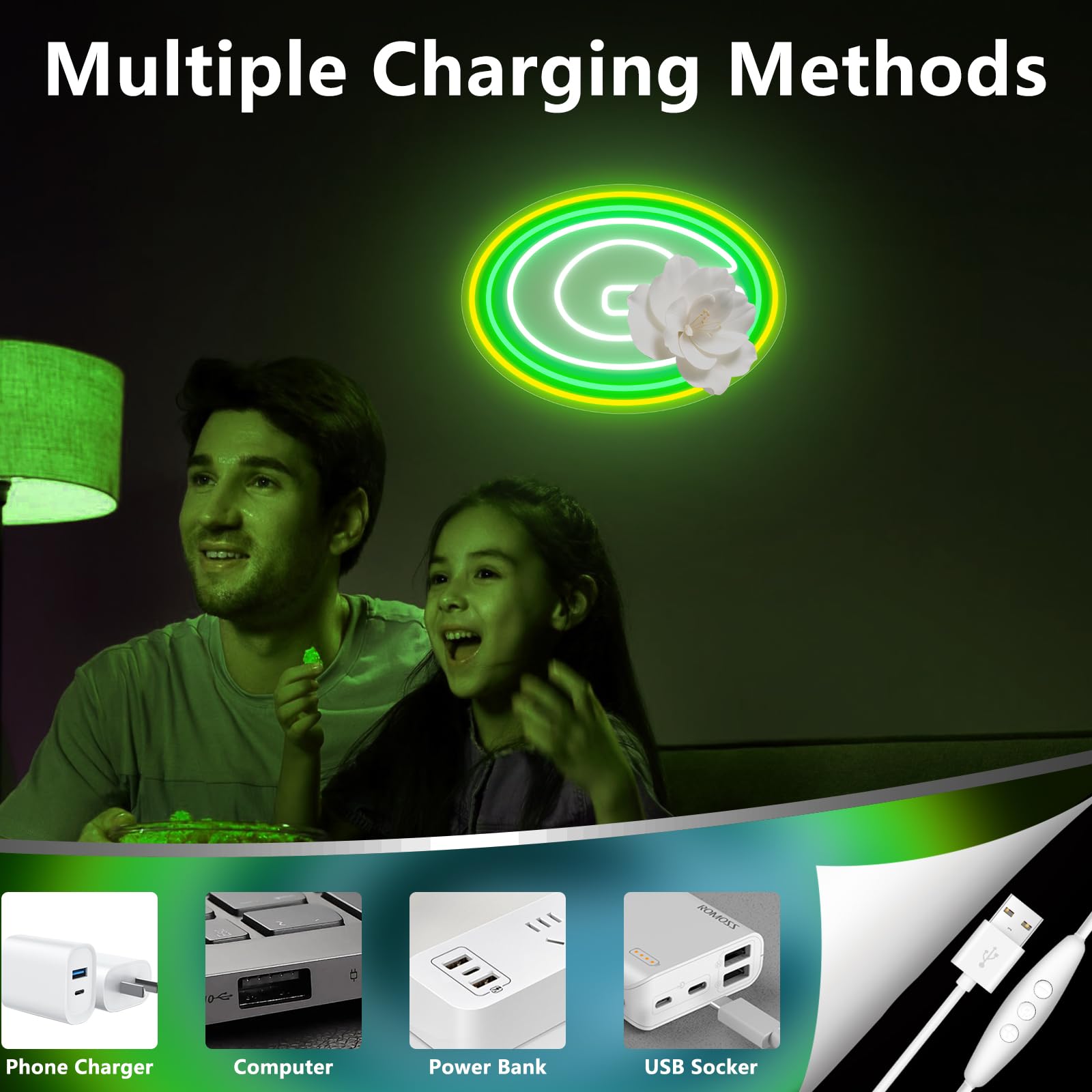 Packers - Letrero de neón de fútbol verde para decoración de pared, luces de neón para letreros de negocios, bar, pub, restaurante, luz LED de neón para tiendas, letreros de cueva de hombre