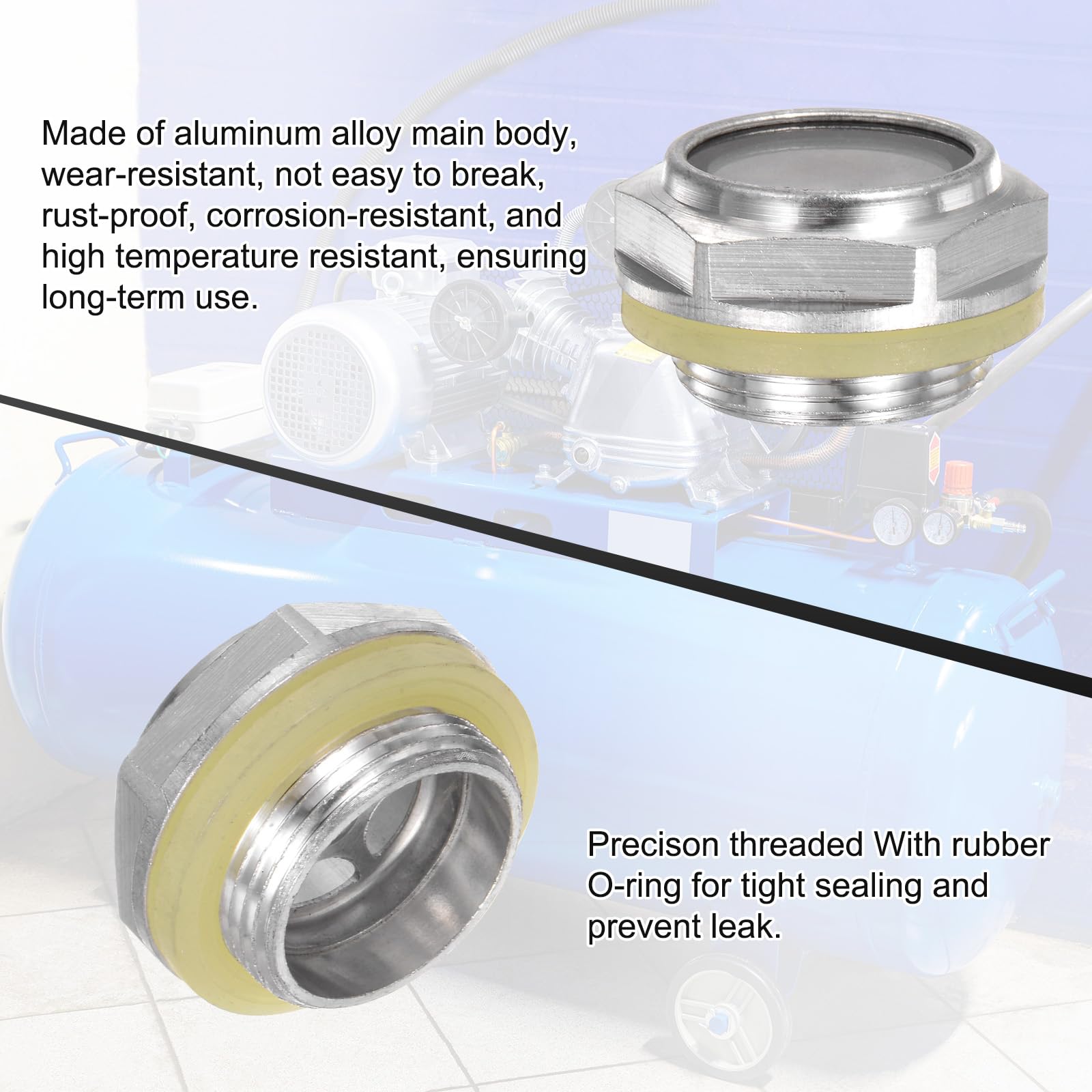 M METERXITY 2-Pack Air Compressor Oil Sight Glass - Image 4