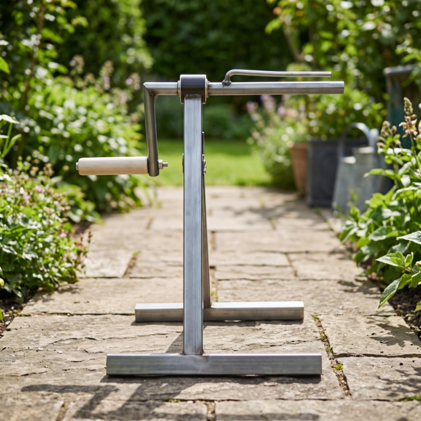 Avvolgitubo da Irrigazione Avvolgitore Tubo Supporto Tubo Carrello Tubo con Albero Superiore Dritto per Tubi Piatto O da Giardino Struttura Robusta Adatto a Giardino Orto Terrazzo Cortile