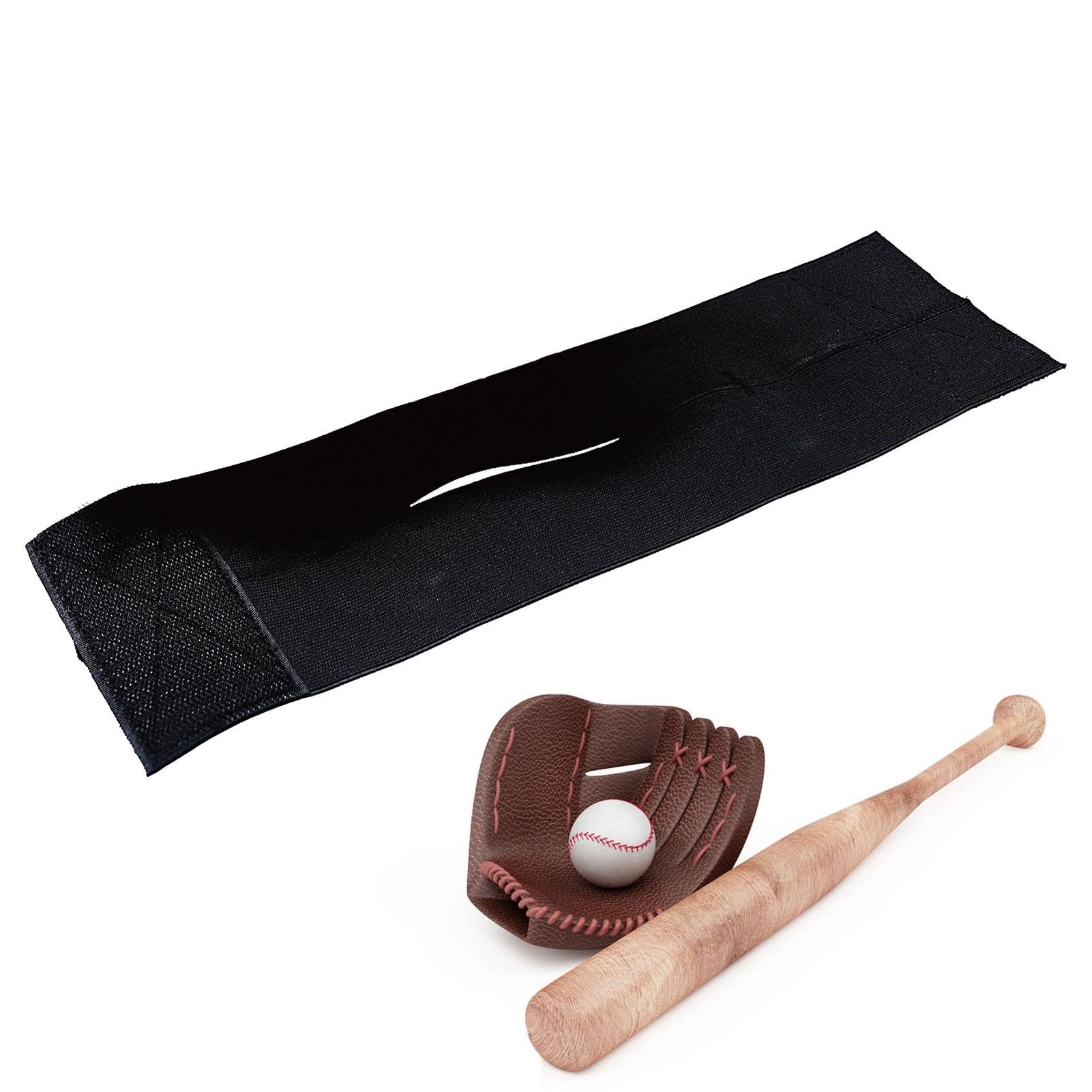 Enveloppe de de baseball, enveloppement élastique pour gants de softball, gants noirs pour fixer et façonner les gants, accessoires doux pour joueurs de baseball et de softball