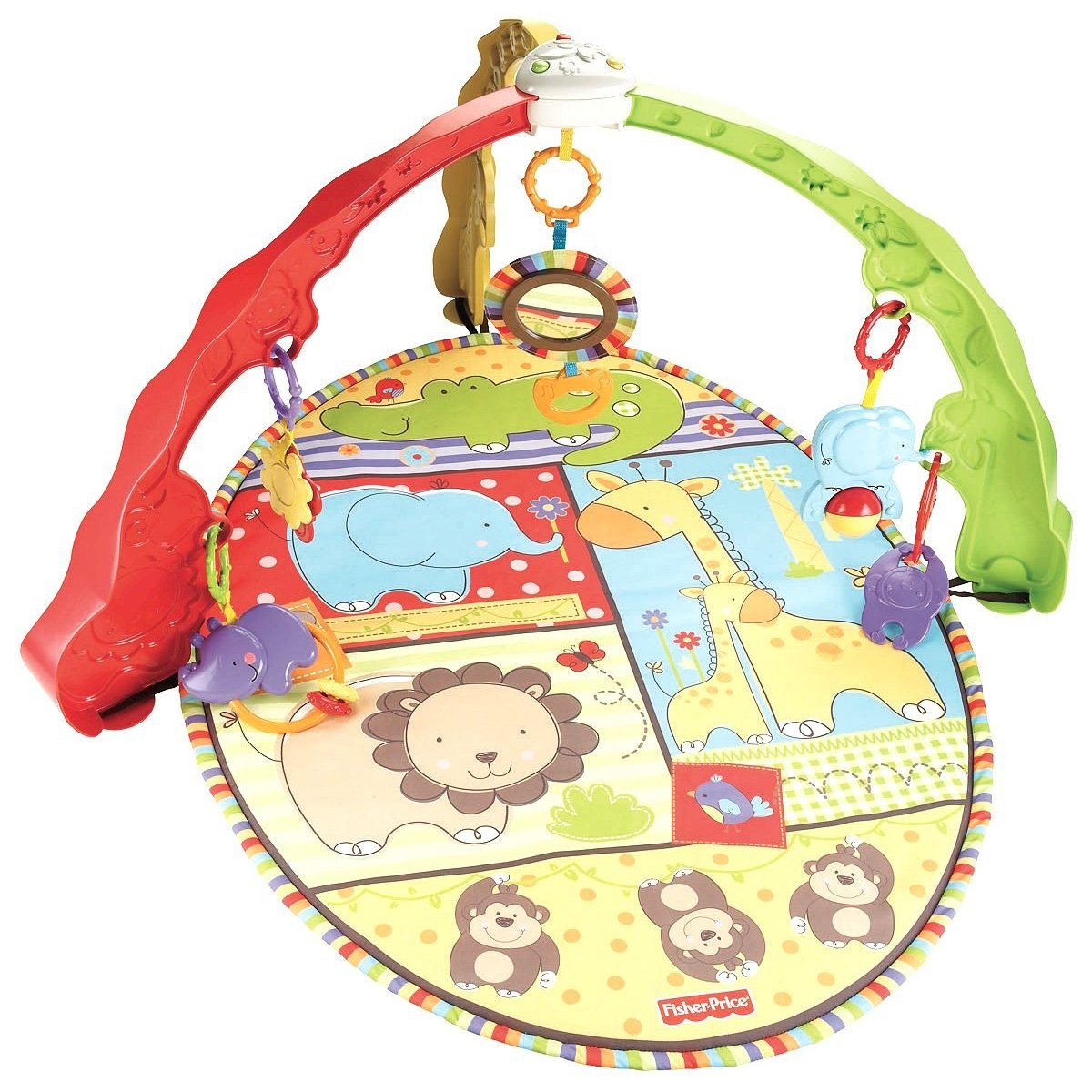 Mattel - Gimnasio espejito Baby Zoo (V4435)