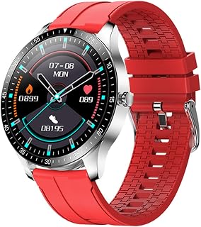 QESTO ASD Heart Rate, Blood Pressure, Sleep, Motion Detection Information Call Reminder Remote Camera Full Touch Smartwatch(E)