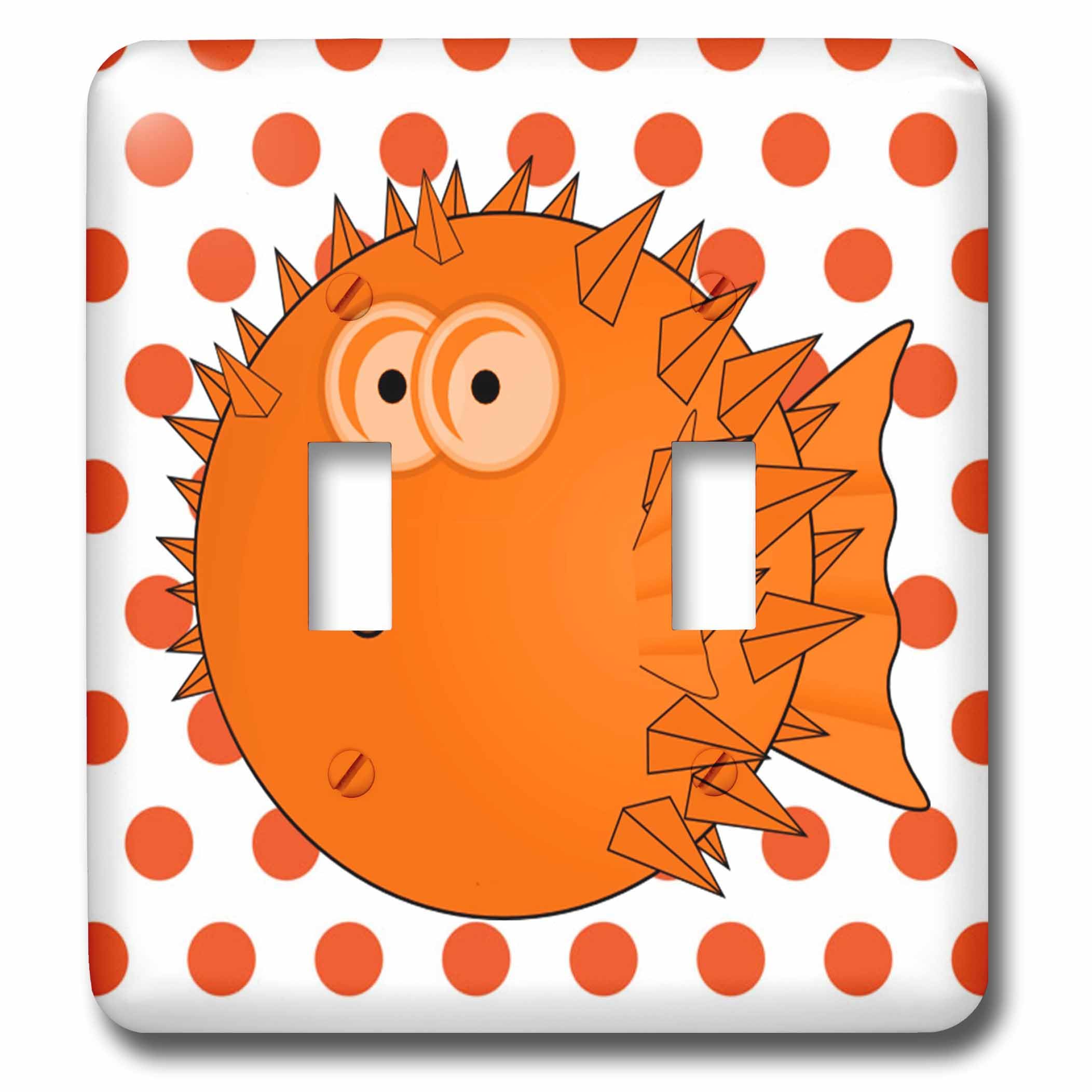 Interrupteur à bascule à double commande pour double éclairage à motif poisson - 3
