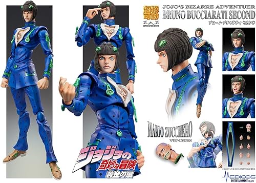 La extraña aventura de Medicos JoJo: Parte 5 - Viento de Oro: Bruno Bucciarati Segunda Estatua de Super Acción