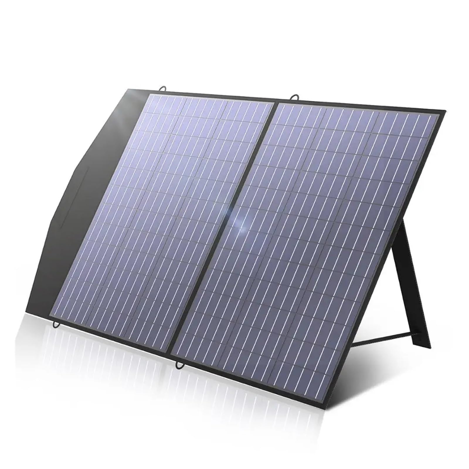Składany Panel Słoneczny, 2 Szt. Składany Przenośny Panel Solarny 100W,do domu, na kemping | Na Zewnątrz, Awaryjny Backup, Zasilanie, Do Stacji Zasilania