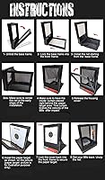 Vista 6 de Airsoft Target Net plegable con 20 piezas de papel de disparo, reutilizable portátil BBS recogedor de pellets entrenamiento para interiores
