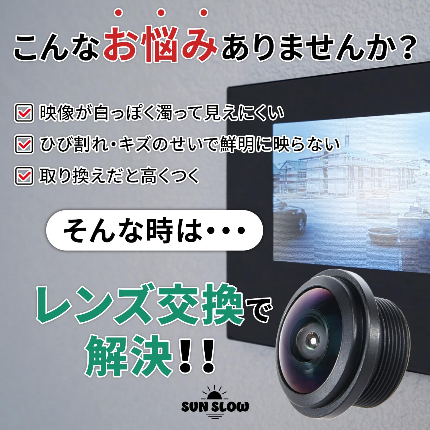 useさま専用 Amazon.co.jp: SunSlow パナソニック ドアホン 玄関子機 VL-V571