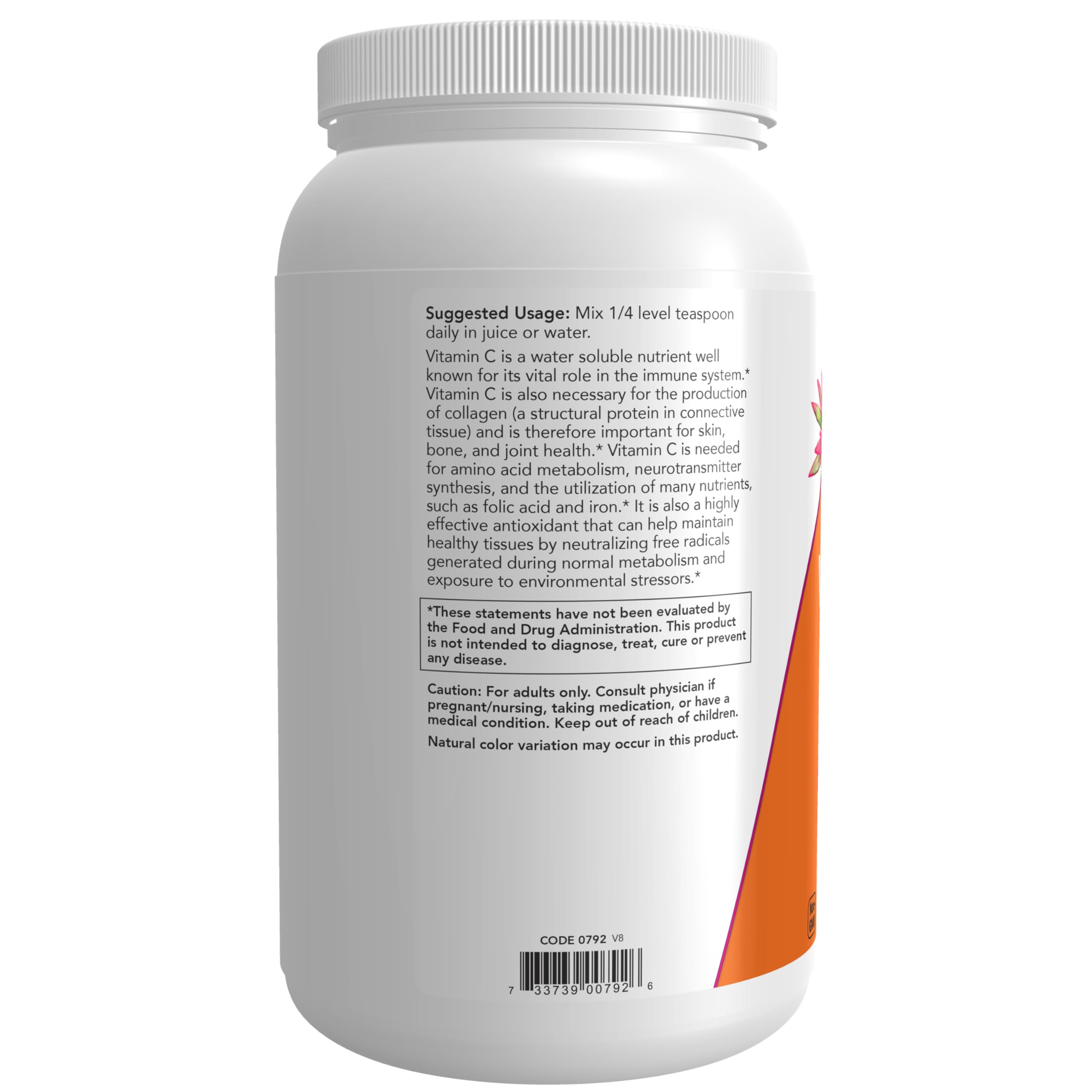 NOW Supplements, Vitamin C Crystals (Ascorbic Acid), 3 lbs — Amazon image 3