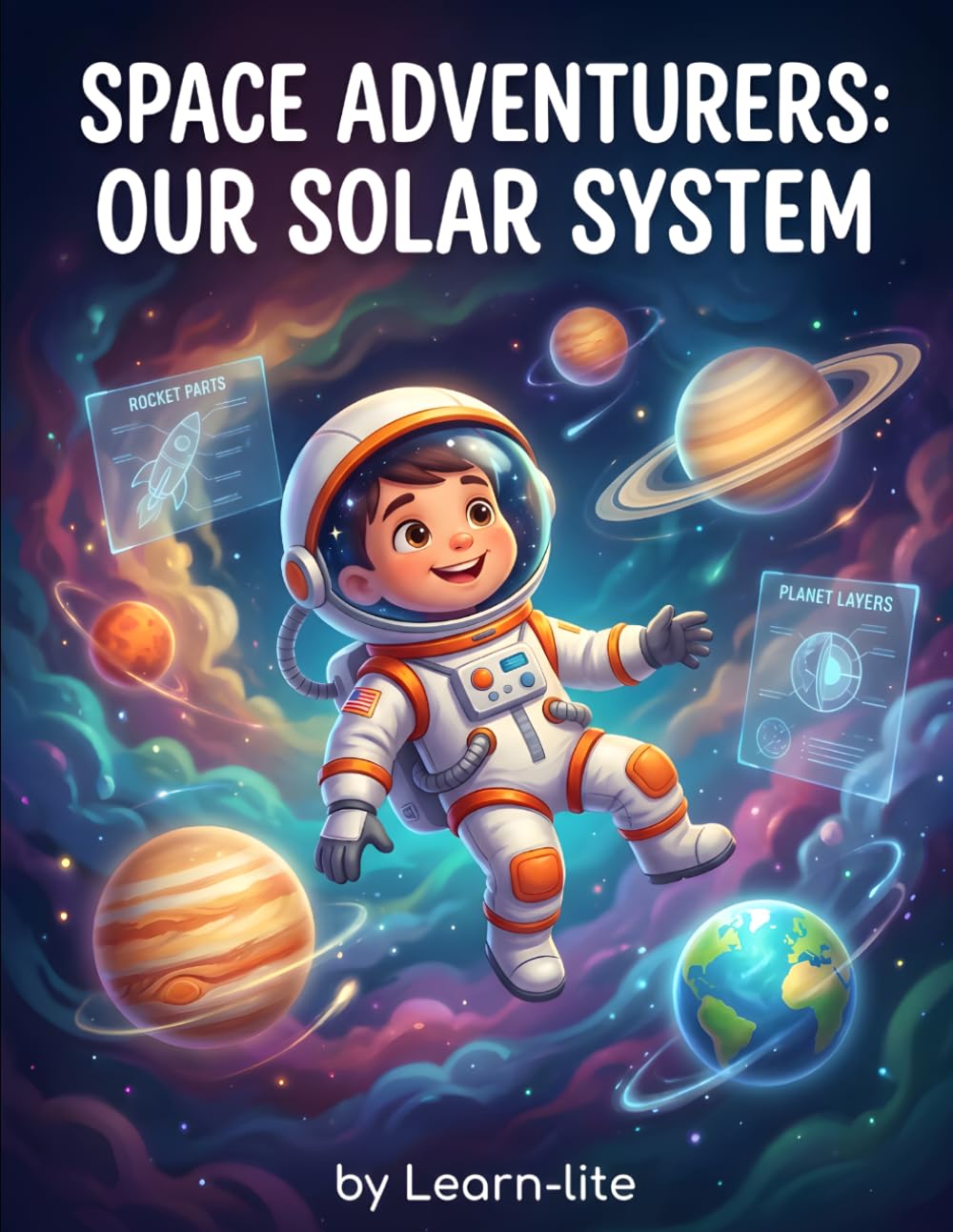 Space Exploration & Solar System Educational Coloring Book: Not Just a Coloring Book! Learn STEM Facts, Planet Anatomy, and Space Vocabulary for Kids Ages 8-12 (The Solar System Explorers Series)