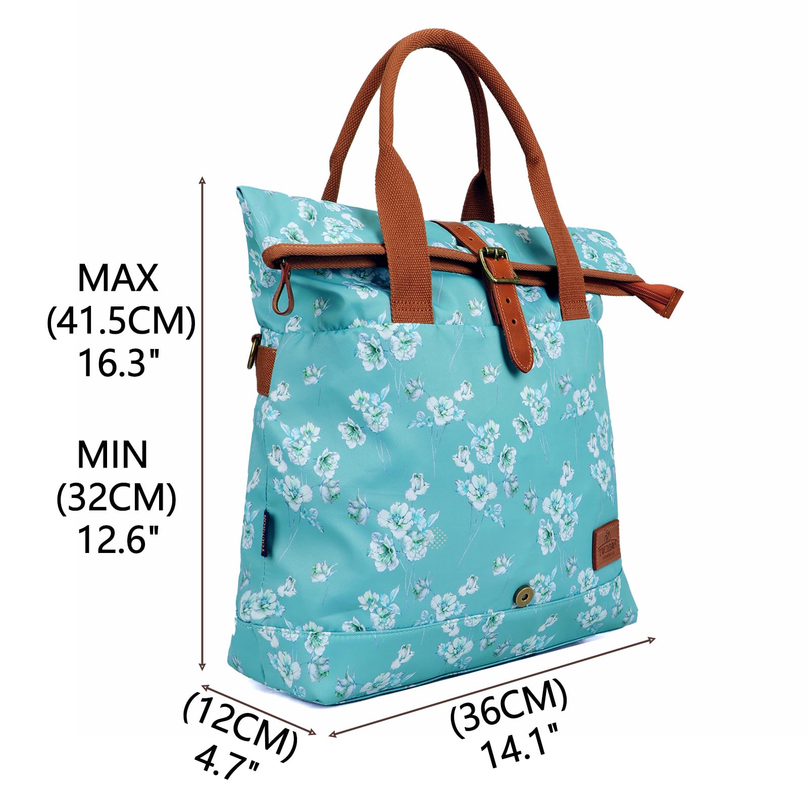 Bolsa De Lona Impermeable TOURBON Para Bicicleta - Práctica, Elegante, Convertible En Bandolera