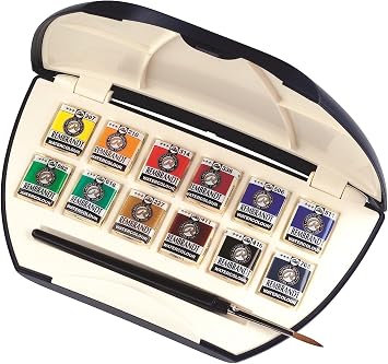 Rembrandt Artists Watercolor Set - Luxury Pocket Box Set of 12