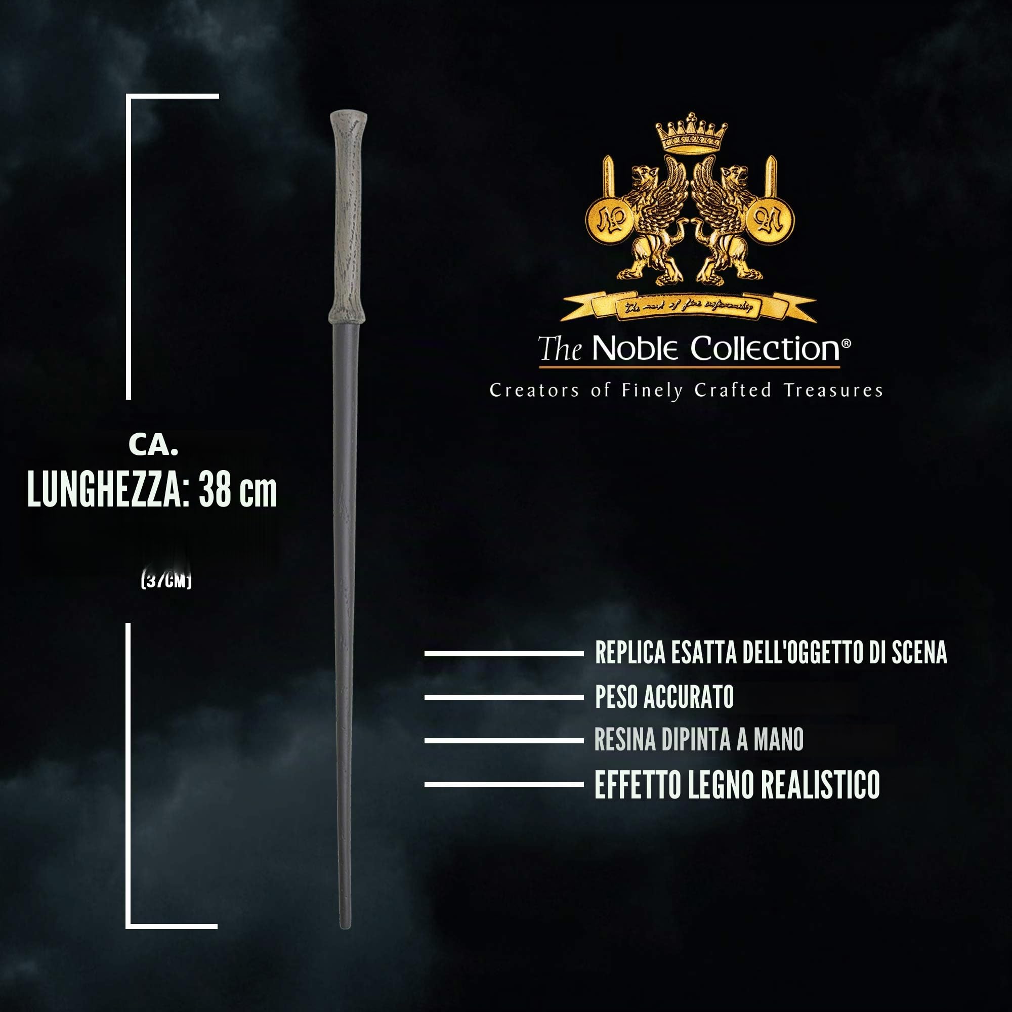 The Noble Collection Bellatrix Bacchetta (Scatola Finestra)