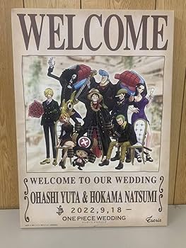Amazon.co.jp: ワンピース ウェルカムボード 壁掛け 飾り