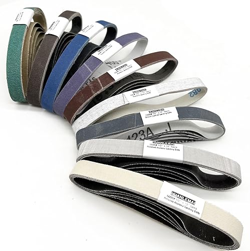 Miniatura 8 de Kit de cinturón de afilado de repuesto de 45 piezas de 12" x 12" para afilador de cuchillos y herramientas de trabajo oficial (WSKTS y WSKTS-KTMk.1