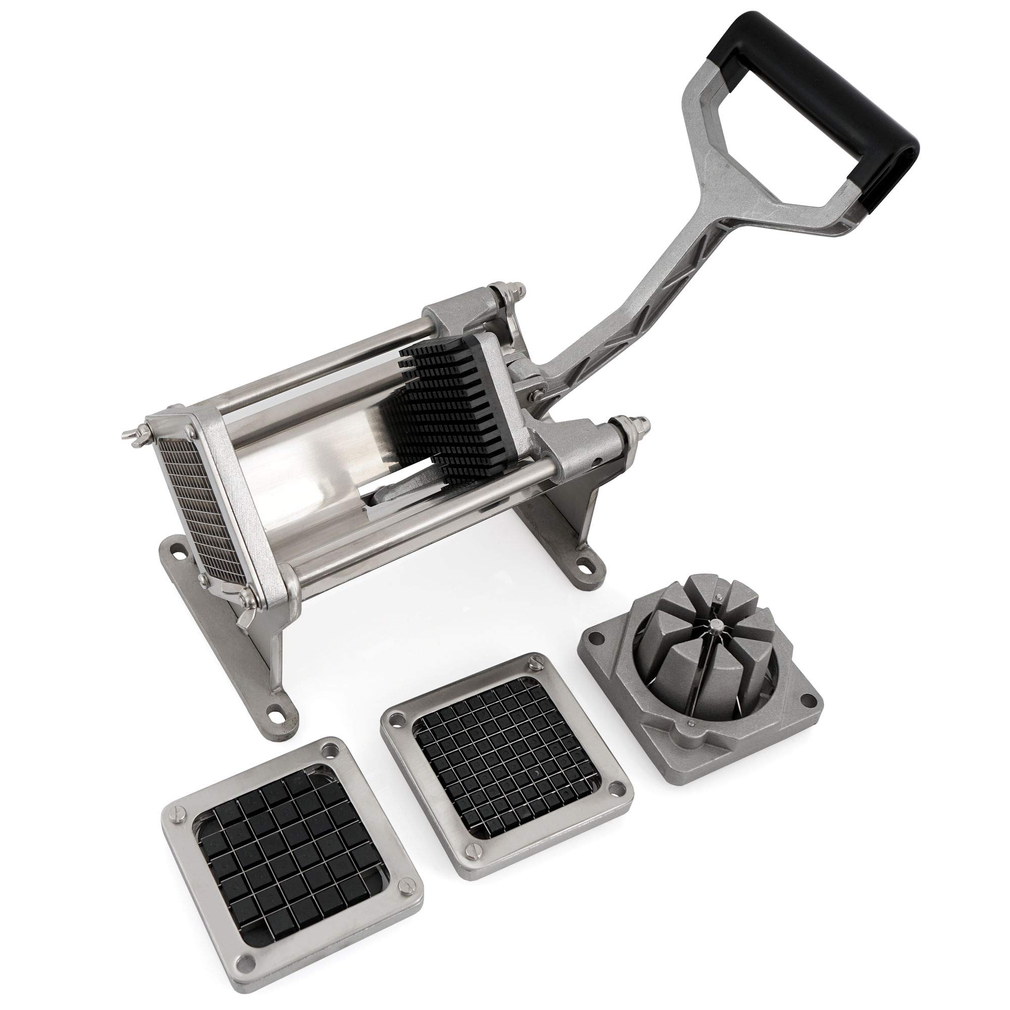 Taglia Patate E Verdure MAHLZEIT - 4 Lame Acciaio Inox Per Patatine Fritte, Bastoncini E Spicchi, Design Compatto - Foto 8