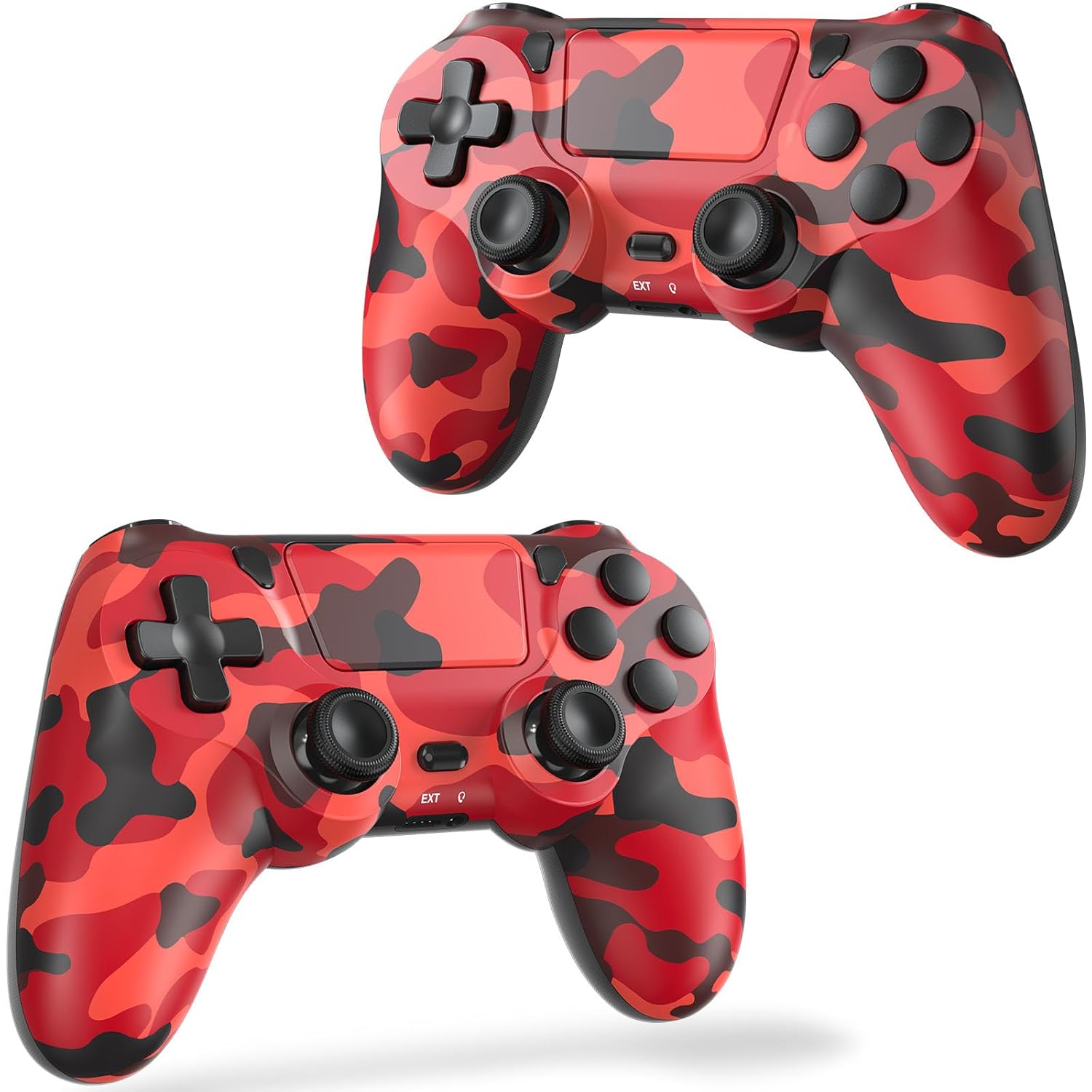 Hiyuky 2 Pack Wireless Controller Compatible with PS4/Slim/Pro/PC with 3.5mm Audio Jack/Dual Vibration/Motion Control/Touch Pad