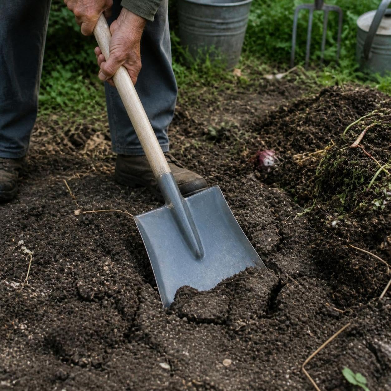 Pelle Jardinage en Métal, Size to 2