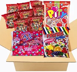 Caixa Kit Aniversário Infantil 50 Sacolinha Surpresa Doces Guloseimas Festa