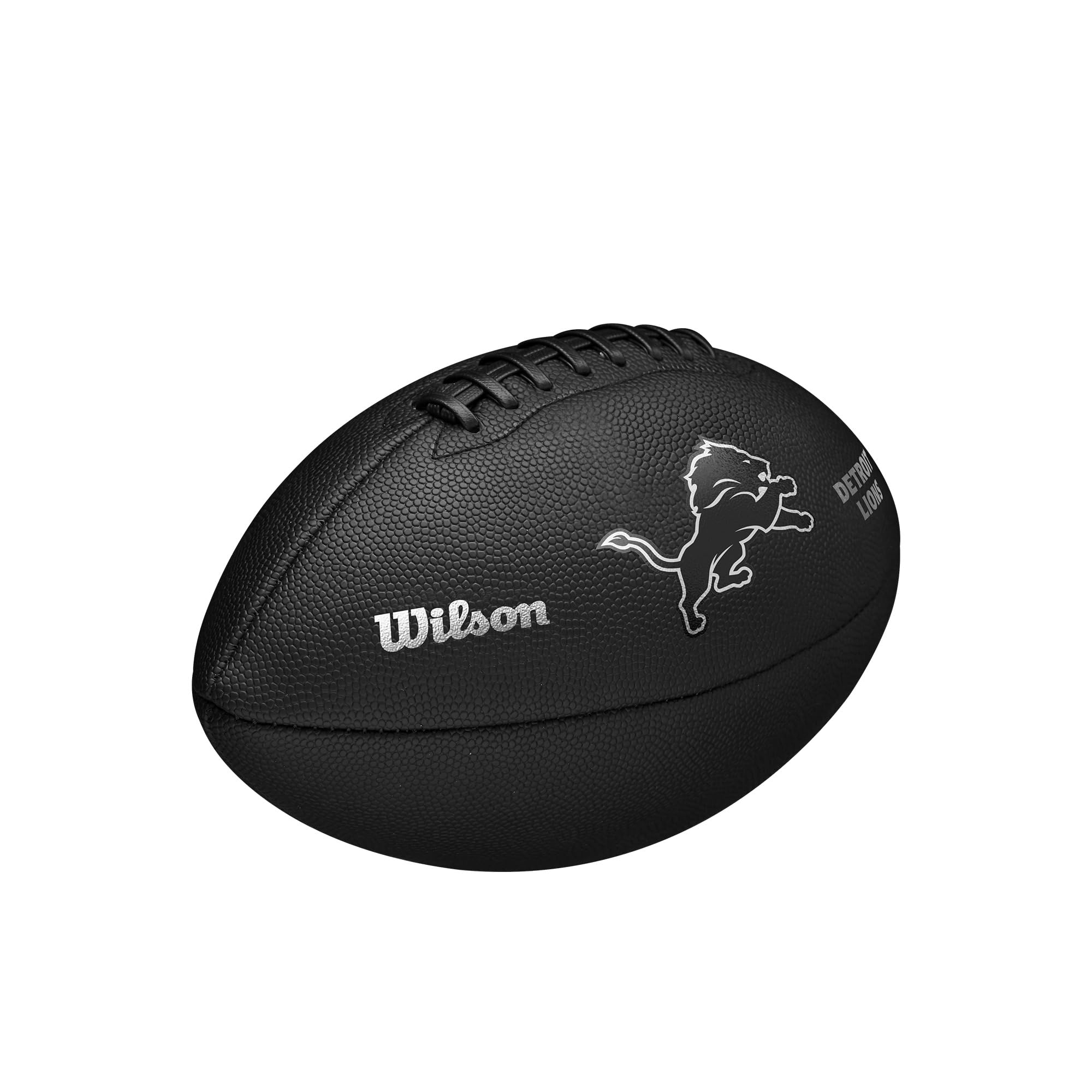 Wilson NFL Team Metallic Premiere Ballon de Football Taille Officielle Detroit Lions