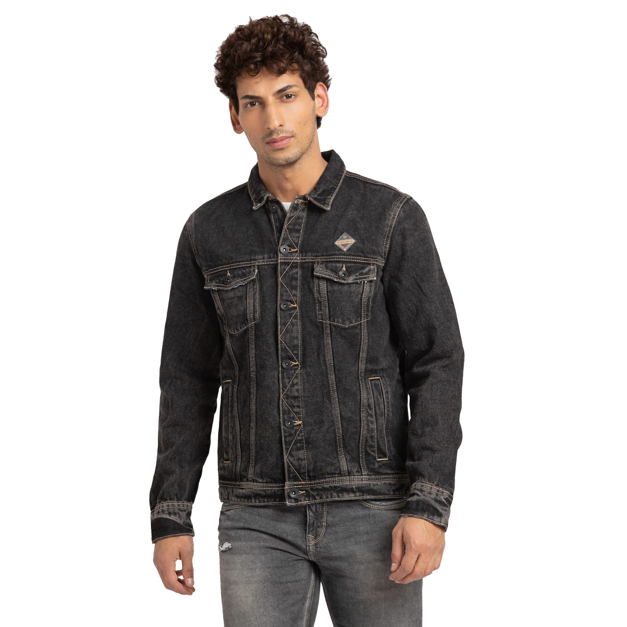 spykar Men's Cotton Regular Jacket-picture-39