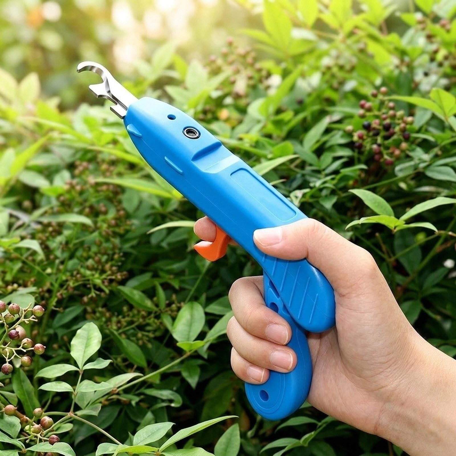Paprikaschere Mit Ergonomischem Griff, Pflückzange, Erntewerkzeug, Garten | Praktisches Schneid- Und Greifgerät Aus Rostfreiem Stahl Mit Rutschfestem Handgriff. Sauberes Ernten