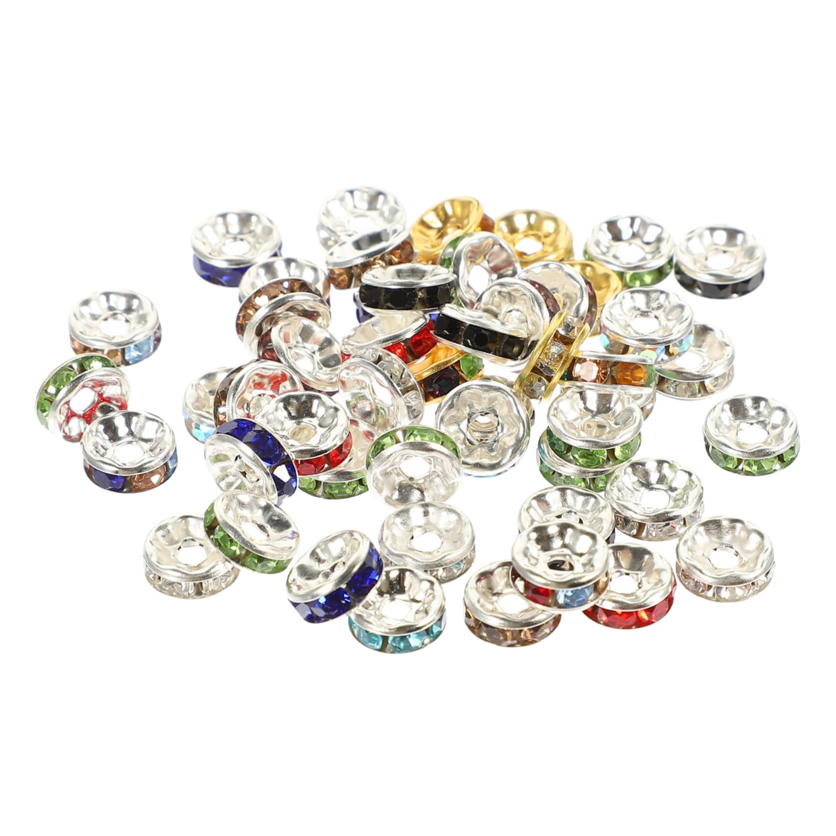 Perles à trous strass brillants VILLCASE pour sublimer vos bracelets faits main