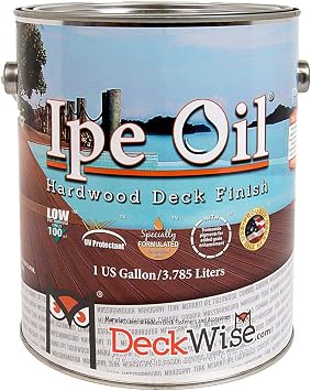 DeckWise Ipe Oil Hardwood Deck Semi-Transparent 100 VOC Natural Finish 1-Gallon