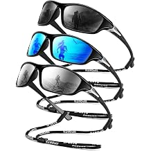 Polarized Sunglasses Men, Sports Sun Glasses Womens UV400 Protection for Fishing Running Driving