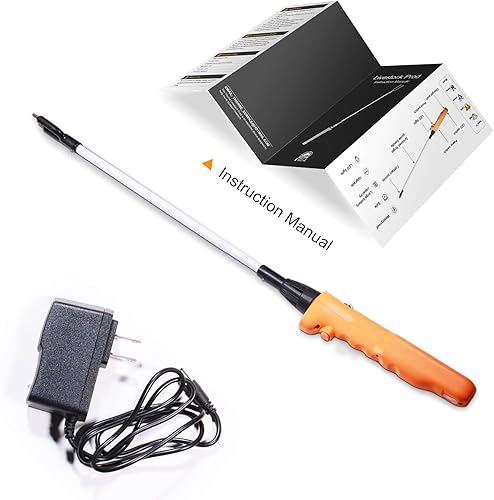 Vista 9 de Cattle Prod, el más nuevo palillo impermeable de la prod del ganado con la luz LED, producto eléctrico recargable del ganado, serie X