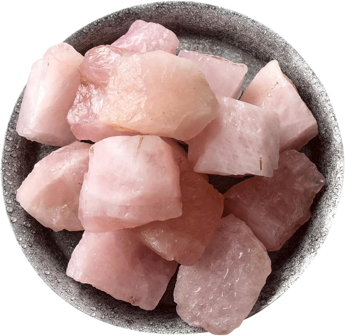 WHZHDMA Bulk Natural Crystal Rough Stone Natural Pink Crystal Crystal Rough Stone Aromatherapy Diffuser Stone Rough Ore Crushed Stone Crystal Ornaments Rocks Stones and Crystals