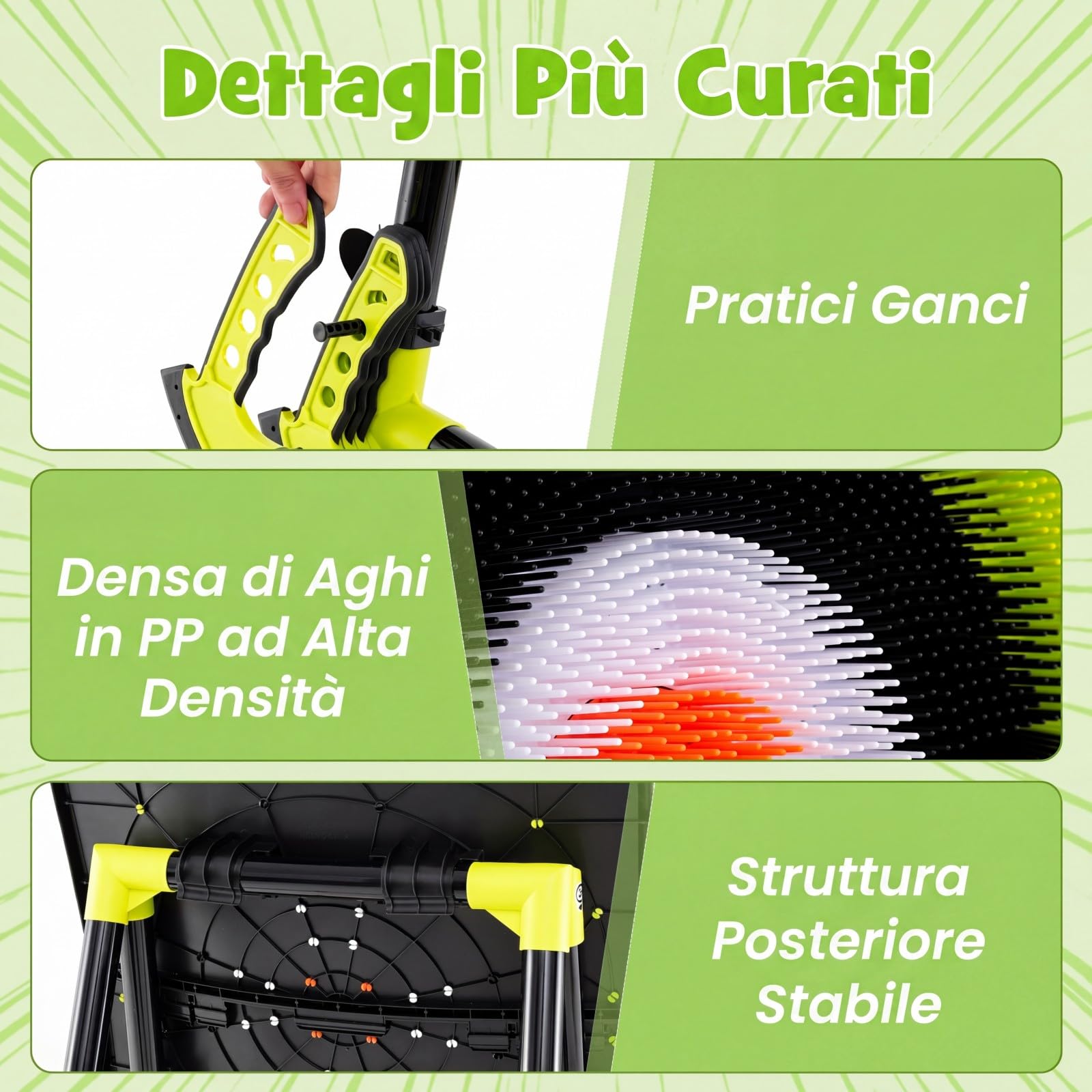 COSTWAY 4 in 1 Set di Arco e Frecce per Bambini | Set da Gioco con Asce da Lancio, Freccette , Freccia, Arco e Bersaglio, da Interno ed Esterno