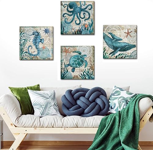 Miniatura 16 de Arte de pared de naturaleza con plantas verdes, decoración de pared de hojas botánicas tropicales, impresiones en lienzo para dormitorio, Hoja