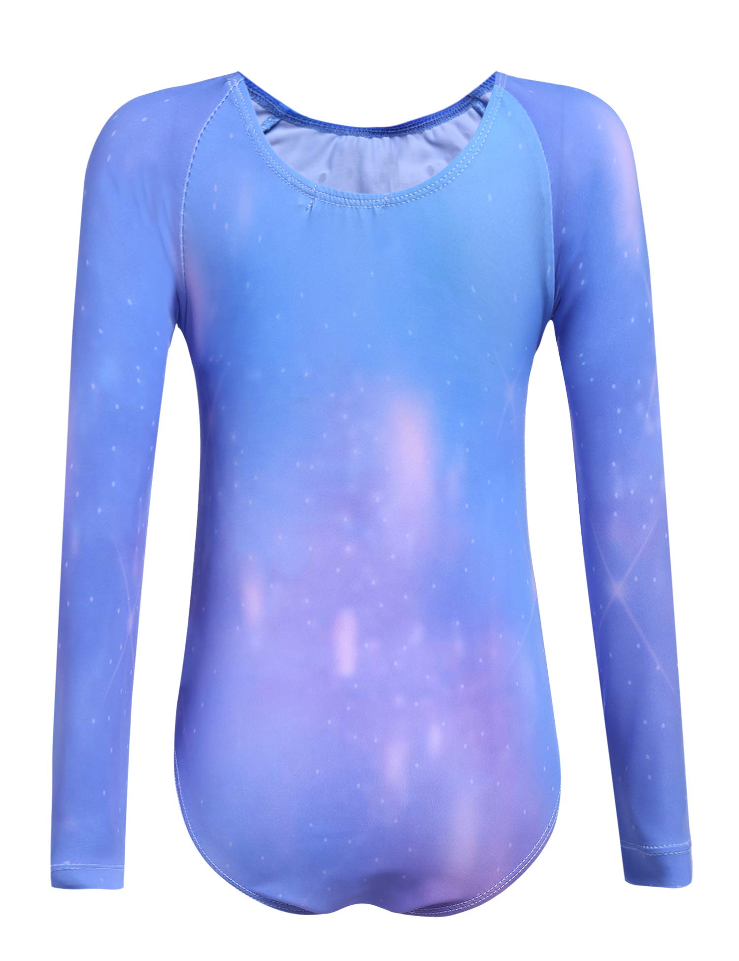 trudge Maillot de Gimnasia Leotardos de Danza Body Ballet Clásico Manga Larga para Niña 3-12 Años