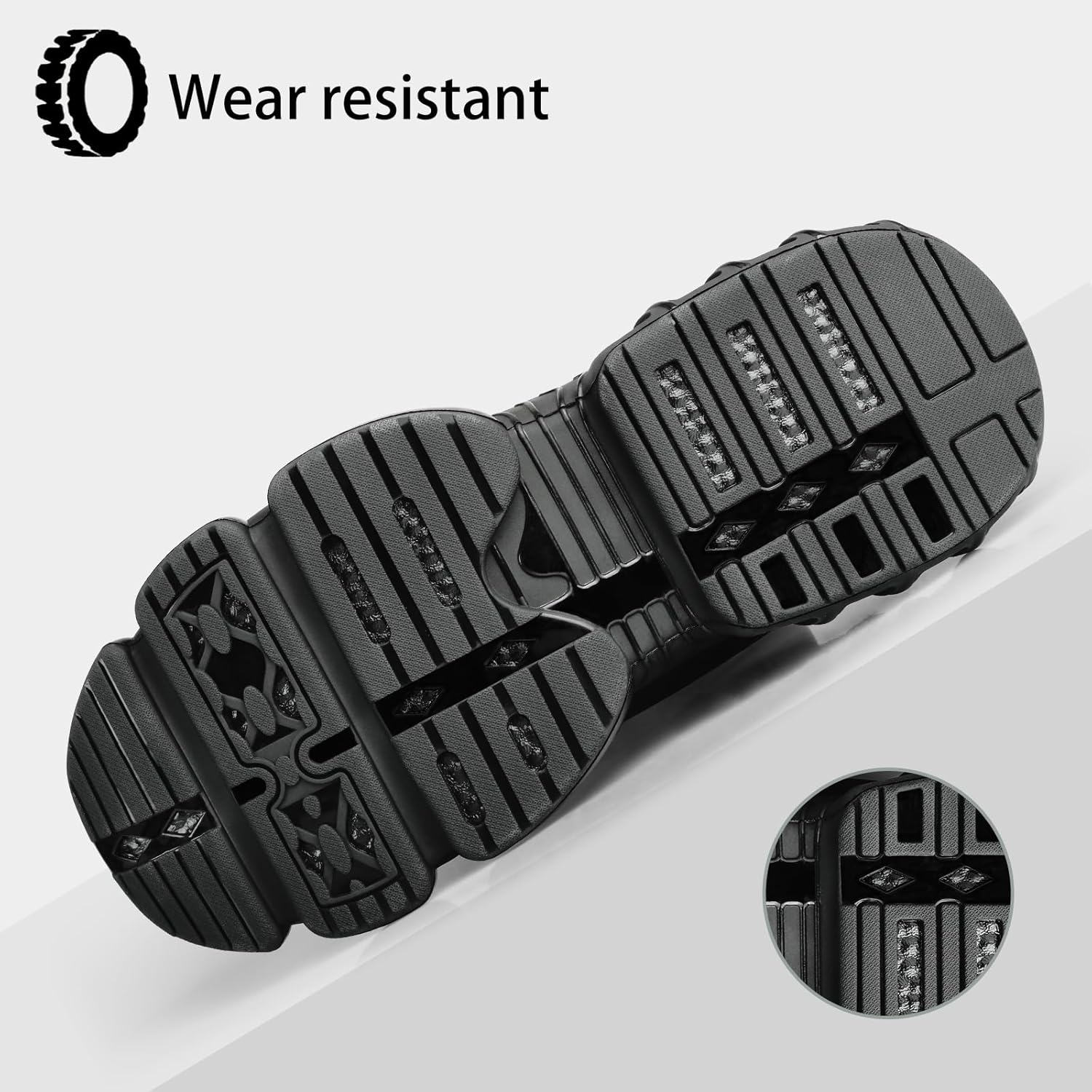 Steel Toe Shoes for Women Comfortable Non Slip Safety Work Shoes Air Cushion Sneakers Indestructible Industrial Construction Footwear - Image 7