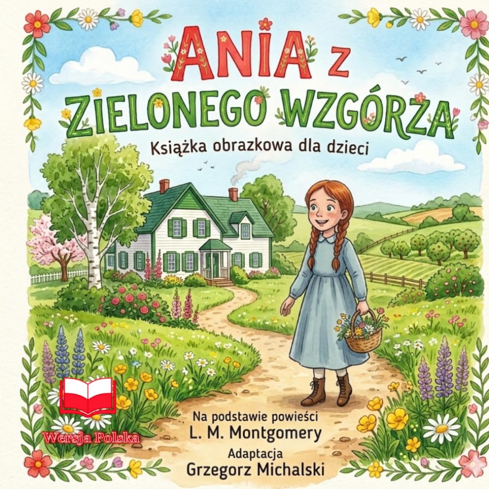 ANIA Z ZIELONEGO WZGÓRZA: Książka obrazkowa dla dzieci Na podstawie powieści L. M. Montgomery Adaptacja Grzegorz Michalski