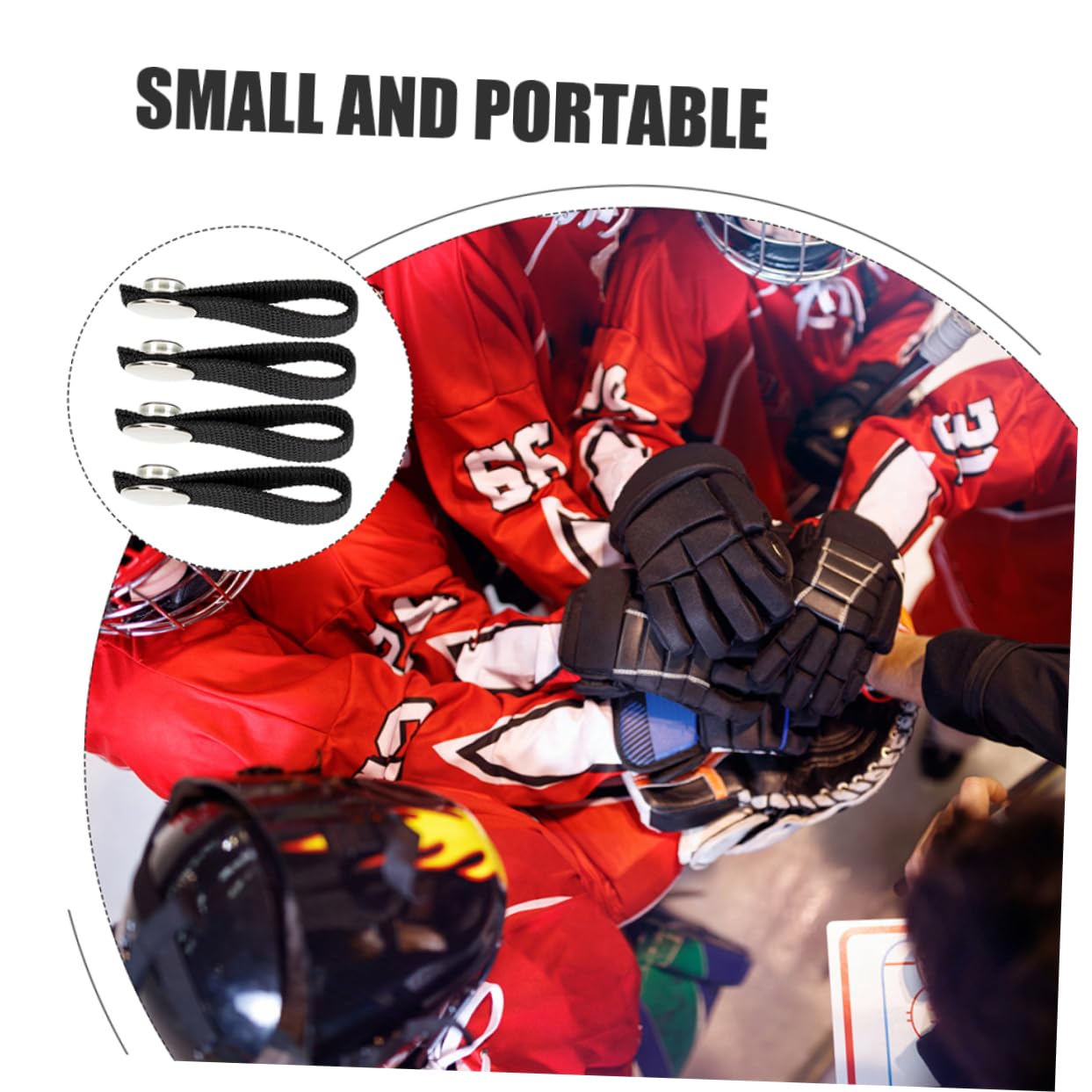 ULTECHNOVO 12pares Correa De Barbilla Desmontable para Casco De Hockey De Diseño Práctico y Duradero Accesorio Cómodo y Fácil De Instalar Compatible La Mayoría De Cascos De Hockey