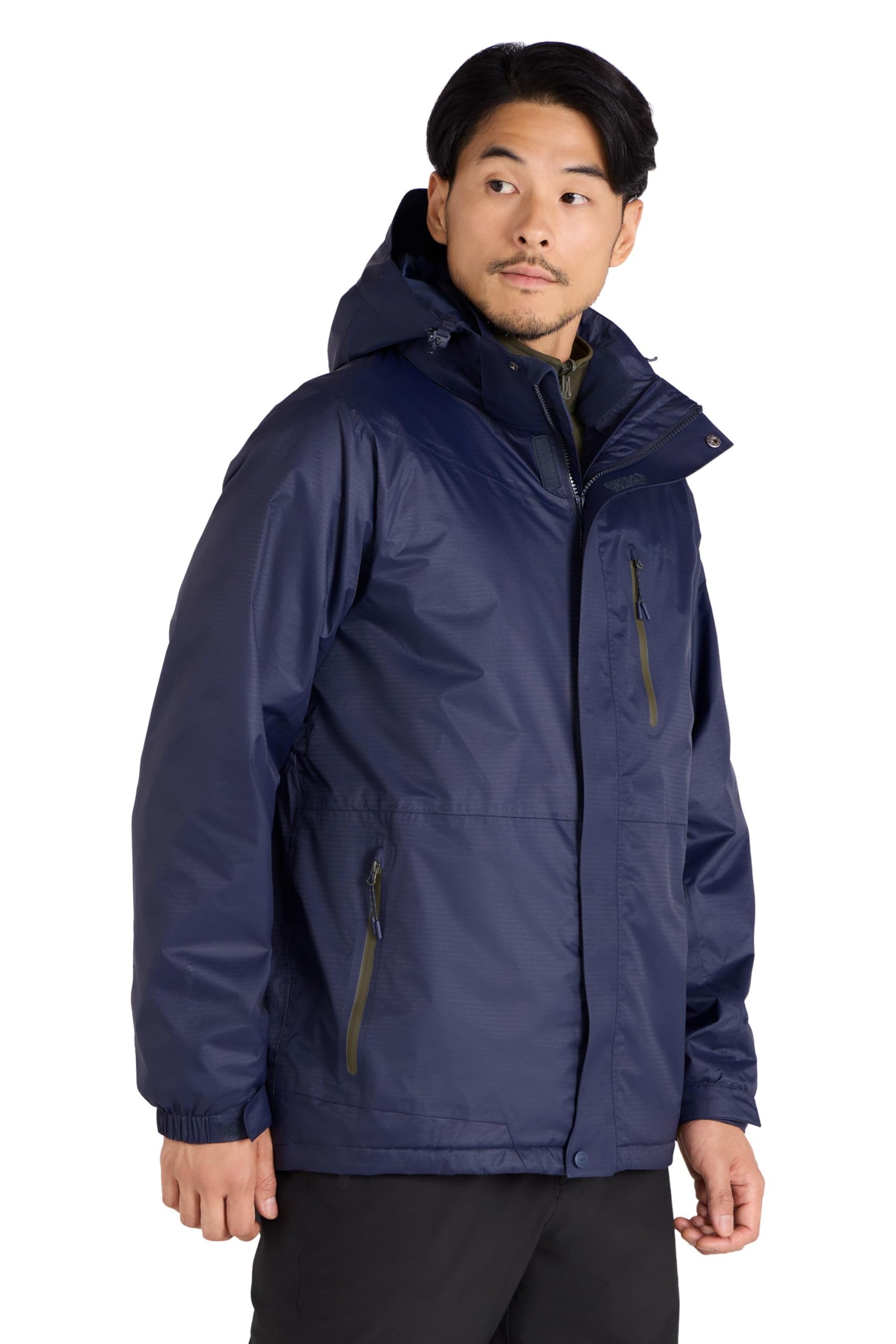 Mountain Warehouse Bracken Extreme Mens 3 in 1 Jacket Indigo S