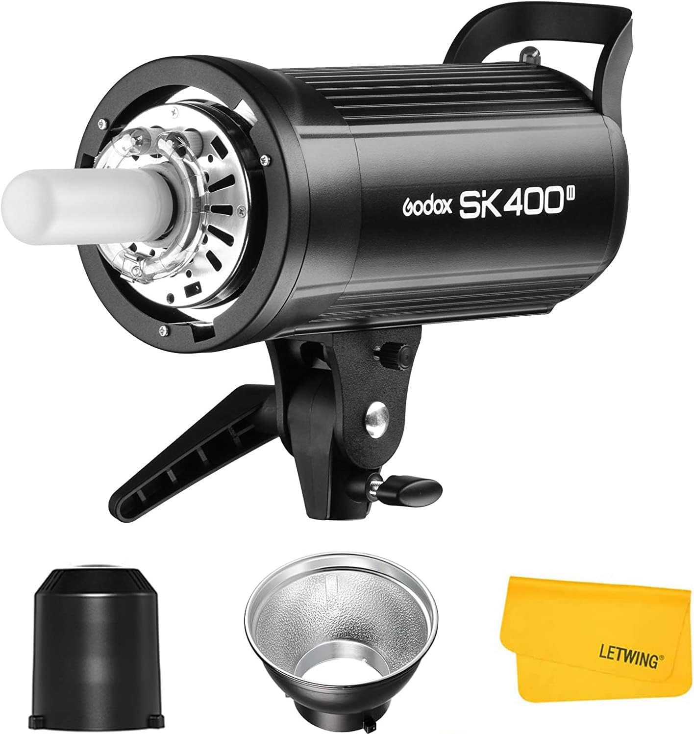 Godox SK400II Estudio Compacto Profesional Estroboscópico Flash, 2.4G Inalámbrico X Sistema con 150W Modelado Lámpara para Fotografía, Retrato y Fotografía de Estilo de Vida