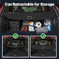 Vista 57 de Powerty Cubierta de Carga para Accesorios Kia Sportage 2023-2025 2026, Textura de Lona Cubierta Retráctil para Maletero Trasero de Carga de Equipaje