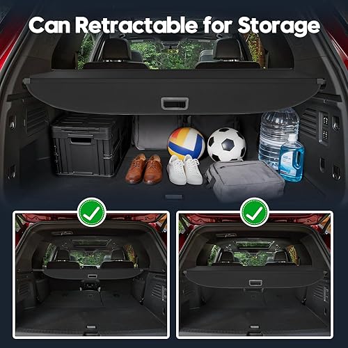 Miniatura 108 de Powerty Cubierta de carga para Lexus CT200h 2011-2017 Accesorios Cubierta de maletero retráctil Cubierta de blindaje de maletero Cubierta