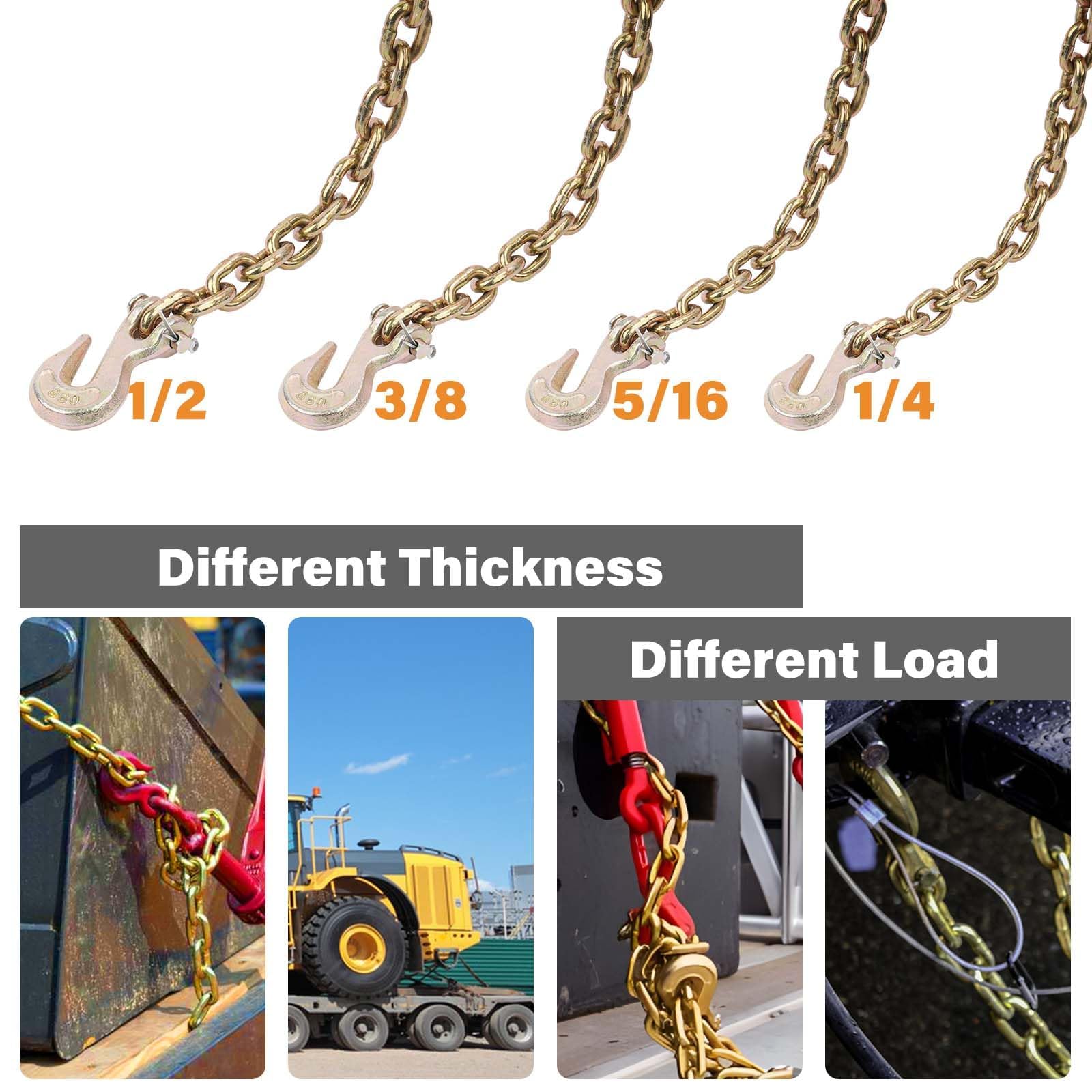 G80 Chain - 20ft Heavy Duty Towing Chain -2