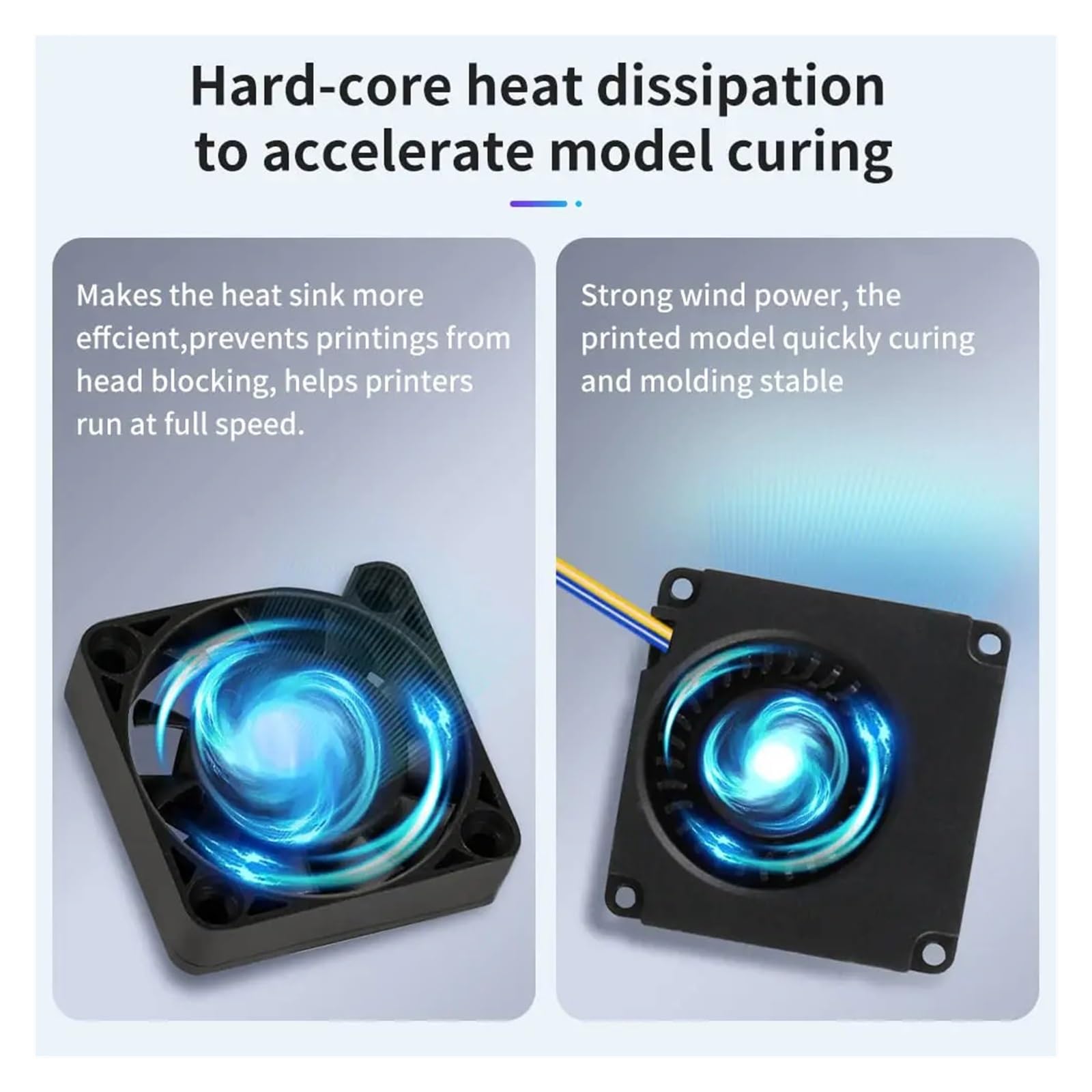 Ventilador de repuesto Hotend for impresora 3D, Compatible con Creality, | Juego de ventilador Ender3 V3 SE de 24 V, ventilador axial 2510 y ventilador de refrigeración de 4010 piezas(Combination)