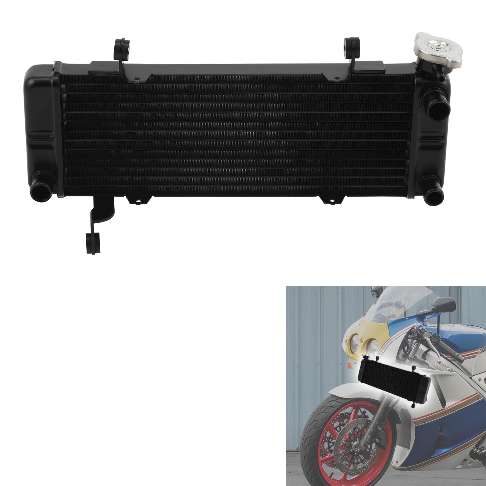 Amazon | HUILI-JPHOME 交換用 冷却 ラジエーター ホンダ VFR400 NC30