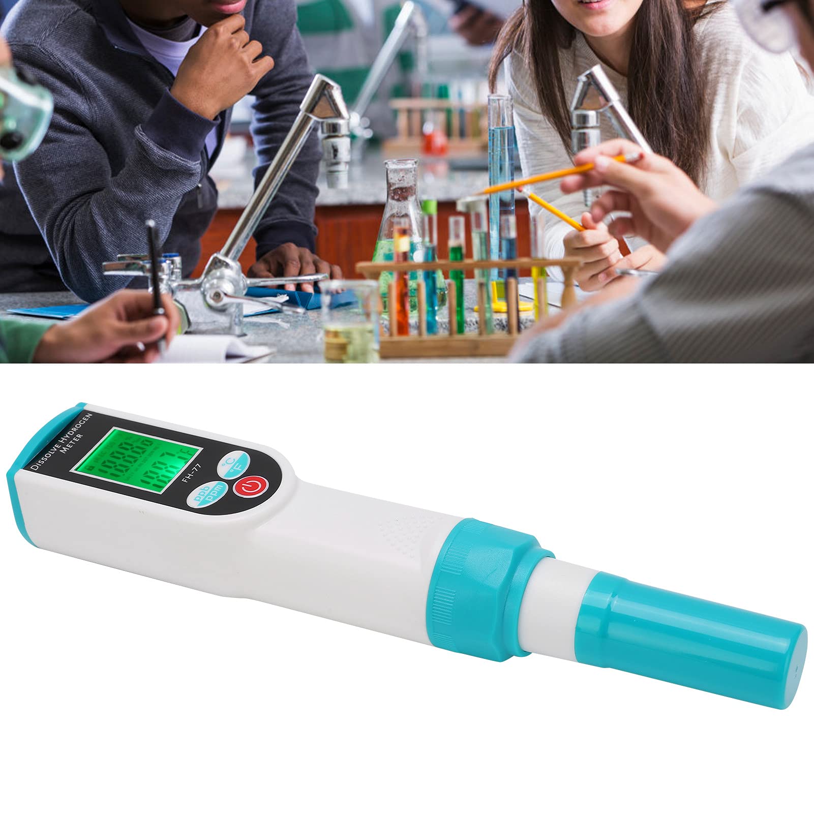 FH-77 Tester Wodoru ABS Przenośny Miernik Wodoru do Basenów Akwariowych w Laboratorium Akwakultury