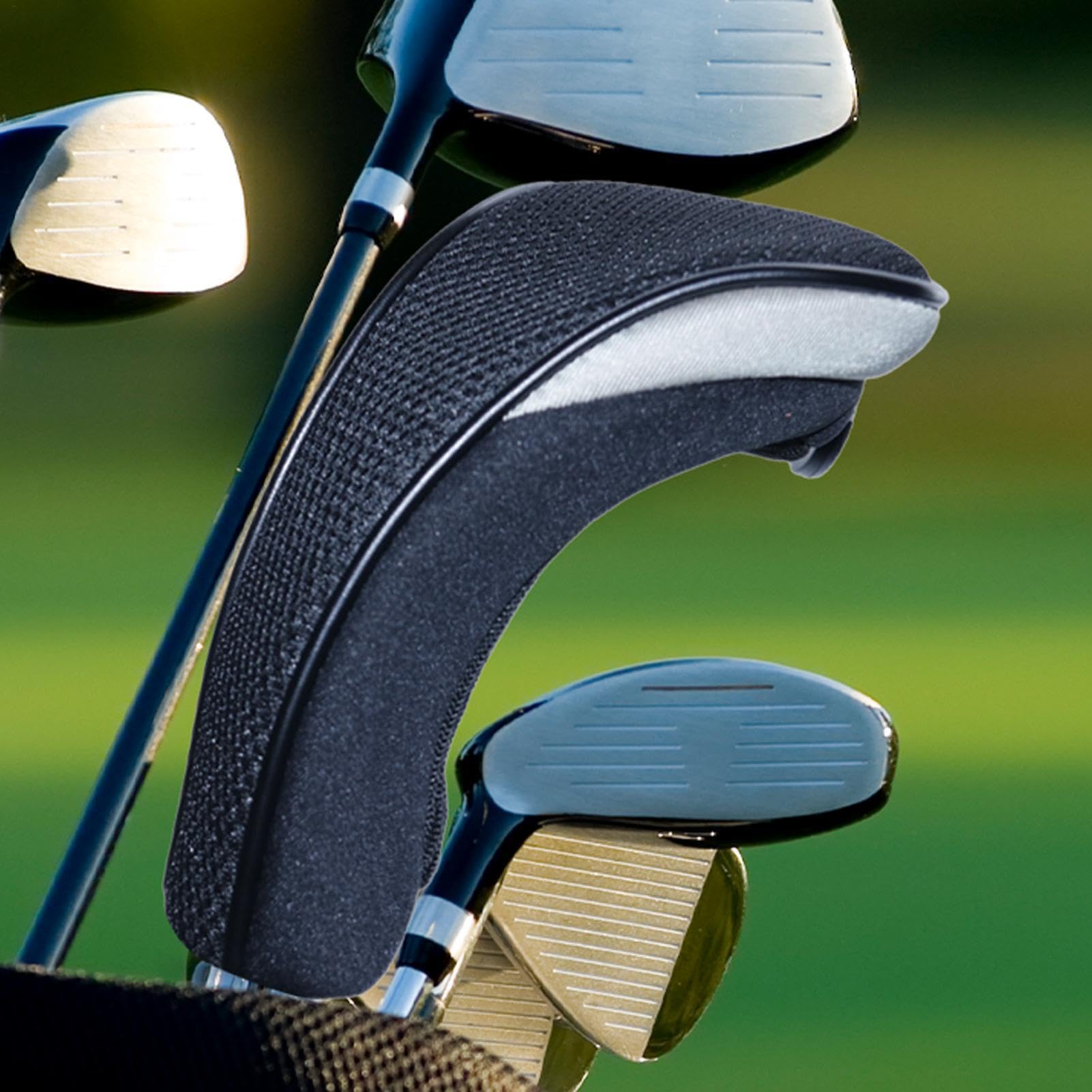 Driver Headcover – Golfschlägerhauben | Wetterbeständige Schlägerhauben | Tragbare Driver & Fairway Schlägerabdeckungen, Hybrid-Holzabdeckungen für Kratzschutz, Golfausrüstungszubehör