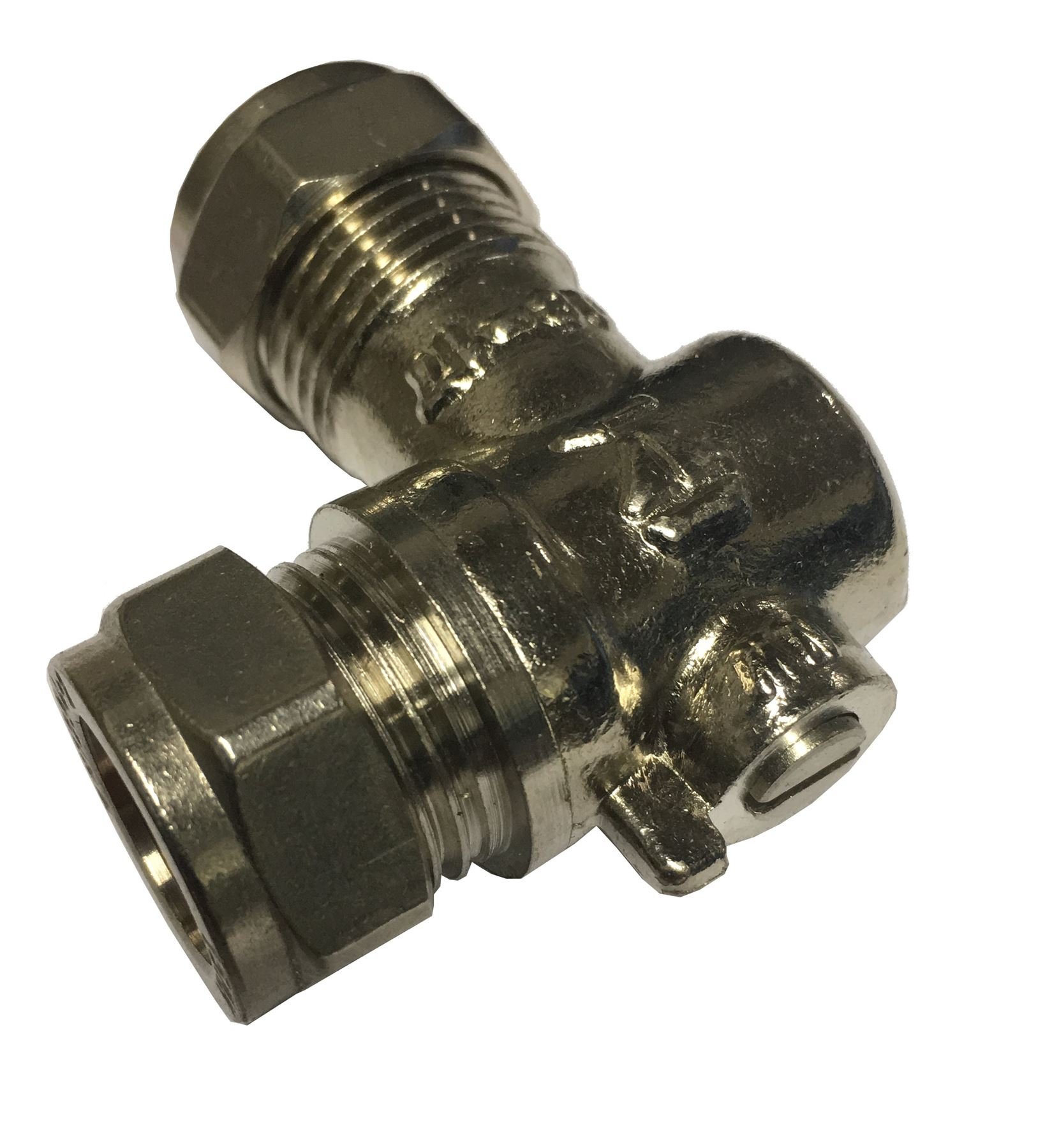 Primaflow Chrome 15Mm Angled Isolation Valve
